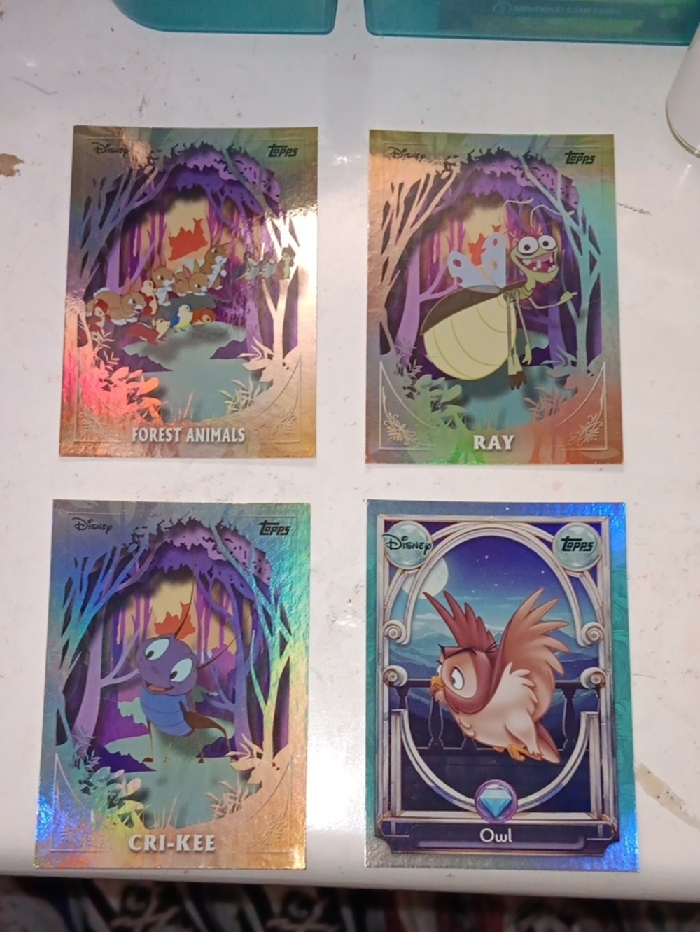 Disney Holographic Forest Animals Card Set: All Holofoils